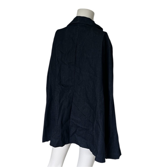 NEW Eloquii Denim Blazer Dark Wash Double Breasted Womens Plus Size 24 - Picture 2 of 8